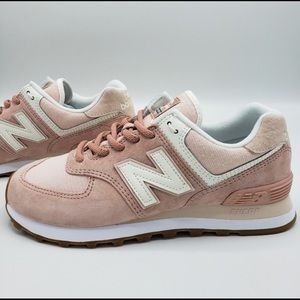 New Balance 574 Pink White Lifestyle Shoes